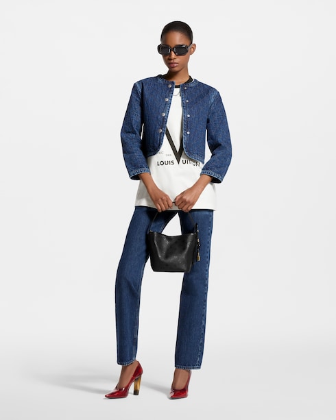 Camiseta con estampado distintivo Mujer Prêt-à-Porter Camisetas y sudaderas | LOUIS VUITTON