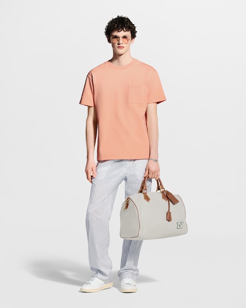 T-Shirt aus Piqué mit Monogram-Motiv Herren Ready to Wear T-Shirts und Poloshirts | LOUIS VUITTON