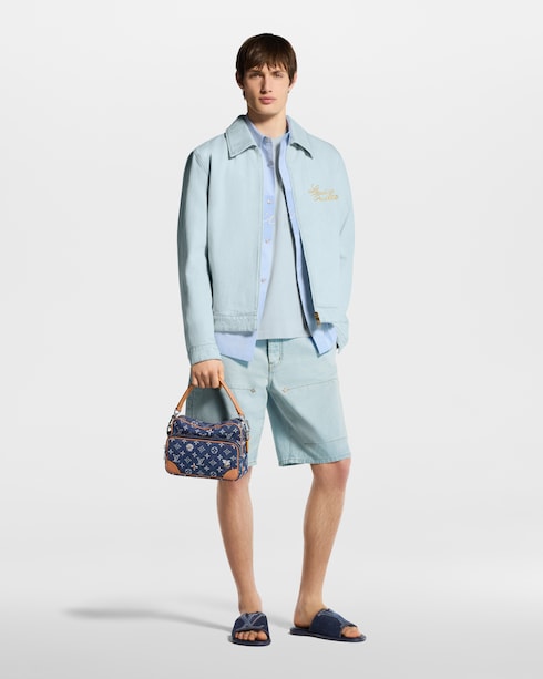 T-Shirt With Technical Signature Details in New's For Men The Latest collections by Louis Vuitton