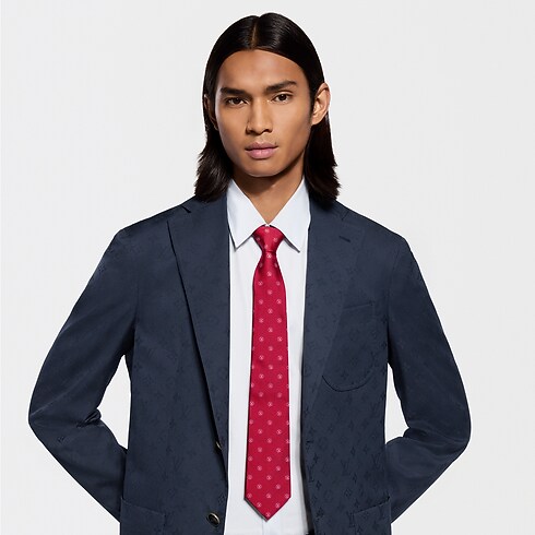 Krawat LV Small Circle S00 in Mężczyźni's Akcesoria Krawaty collections by Louis Vuitton (Powiększenie produktu)