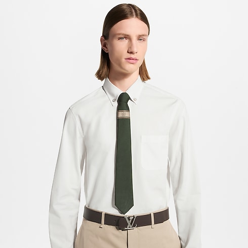 Krawat LVP Strip S00 in Mężczyźni's Akcesoria Krawaty collections by Louis Vuitton (Powiększenie produktu)