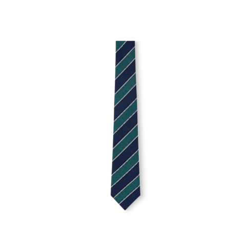 Widok Krawat Monogram Club z przodu