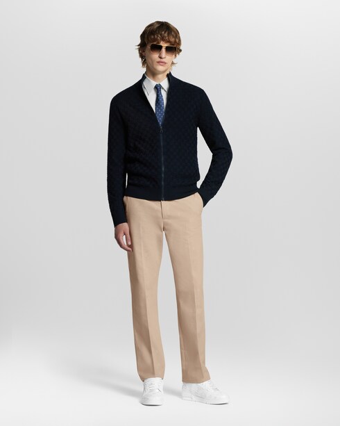 Krawat Monogram Eclipse Tie S00 in New's Dla mężczyzn Formalny strój w nowej odsłonie collections by Louis Vuitton