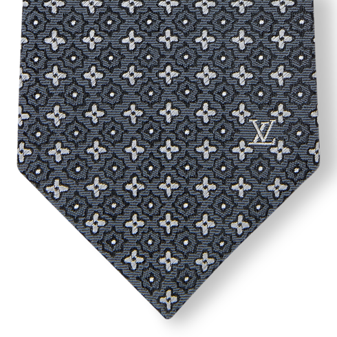 Krawat Monogram Flowers Allover S00 in Mężczyźni's Akcesoria Krawaty collections by Louis Vuitton (Powiększenie produktu)