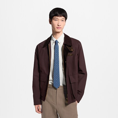 Krawat Monogram Windowpane S00 in Mężczyźni's Akcesoria Wszystkie akcesoria collections by Louis Vuitton (Powiększenie produktu)
