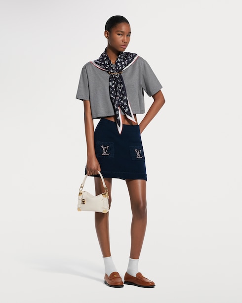 Nautical Scarf Crop Top in Women's Ready to Wear Tops collections by Louis Vuitton