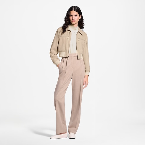 Kurtka Bomberka Dwustronna Flanelowa in Kobiety's Odzież Płaszcze i kurtki collections by Louis Vuitton (Powiększenie produktu)