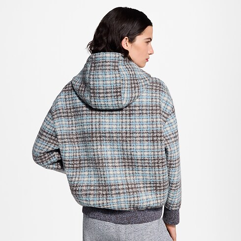 Kurtka Check Tweed z zapięciem na zamek in Kobiety's Odzież Płaszcze i kurtki collections by Louis Vuitton (Powiększenie produktu)