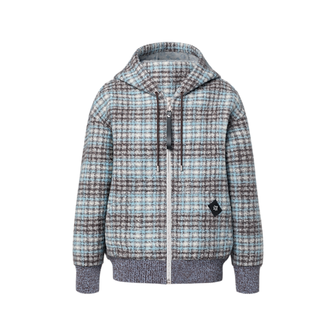 Kurtka Check Tweed z zapięciem na zamek in Kobiety's Odzież Płaszcze i kurtki collections by Louis Vuitton (Powiększenie produktu)