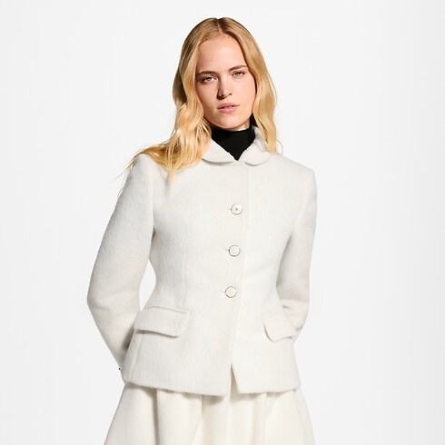 Kurtka Dopasowana Szczotkowana in Kobiety's Odzież Płaszcze i kurtki collections by Louis Vuitton (Powiększenie produktu)