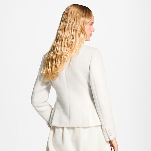 Kurtka Dopasowana Szczotkowana in Kobiety's Odzież Płaszcze i kurtki collections by Louis Vuitton (Powiększenie produktu)