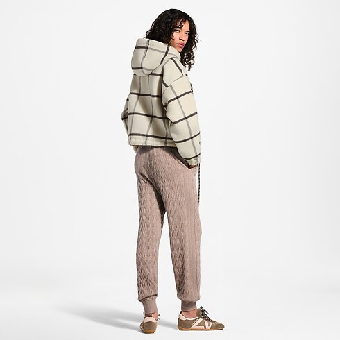 Kurtka Double Face Tartan Zip-Up in Kobiety's Odzież Płaszcze i kurtki collections by Louis Vuitton (Powiększenie produktu)