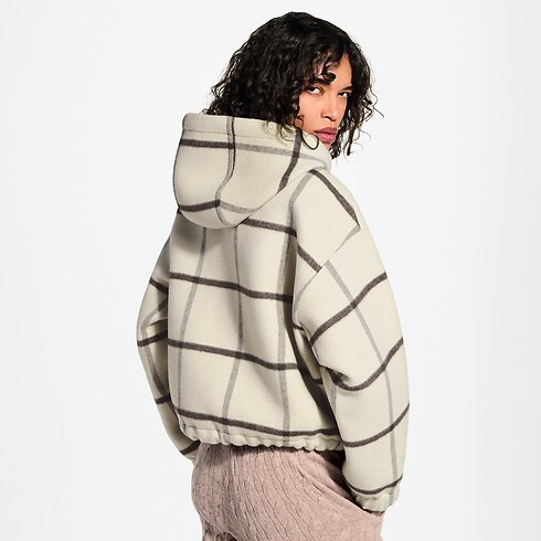 Kurtka Double Face Tartan Zip-Up in Kobiety's Odzież Płaszcze i kurtki collections by Louis Vuitton (Powiększenie produktu)