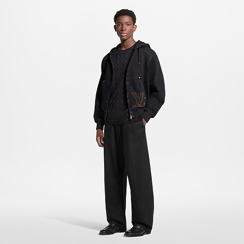 Kurtka LV Workwear Hooded Denim Blouson in Mężczyźni's Odzież Odzież collections by Louis Vuitton (Powiększenie produktu)