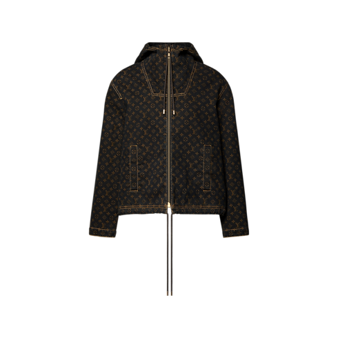 Kurtka Monogram Denim Zip-Up in Kobiety's Odzież Płaszcze i kurtki collections by Louis Vuitton (Powiększenie produktu)