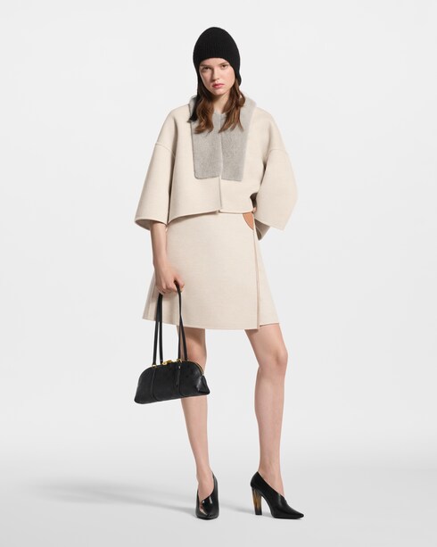Mink Insert Cape Jacket in Women's Ready-to-Wear Coats and Jackets collections by Louis Vuitton