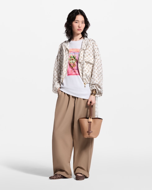 Chaqueta Monogram de efecto rafia con cordón Mujer Prêt-à-Porter Abrigos y chaquetas | LOUIS VUITTON