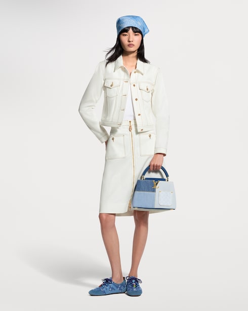 Contrast Stitch Utility Jacket in Women's Ready to Wear Coats and Jackets collections by Louis Vuitton