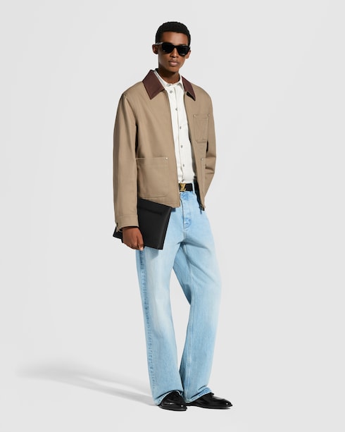 Men - Workwear Cotton Canvas Blouson Men Ready-to-Wear All Ready-to-Wear | LOUIS VUITTON