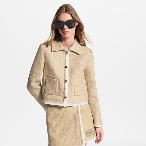 Kurtka Woven-Effect Tweed Tailored in Kobiety's Odzież Płaszcze i kurtki collections by Louis Vuitton (Powiększenie produktu)