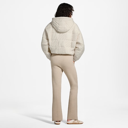 Kurtka Zapinana na Zamek Pikowana Damier in Kobiety's Odzież Płaszcze i kurtki collections by Louis Vuitton (Powiększenie produktu)