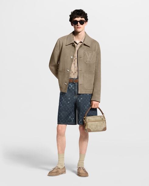 Light Suede Workwear Jacket in Men's Ready-to-Wear Outerwear and Coats collections by Louis Vuitton