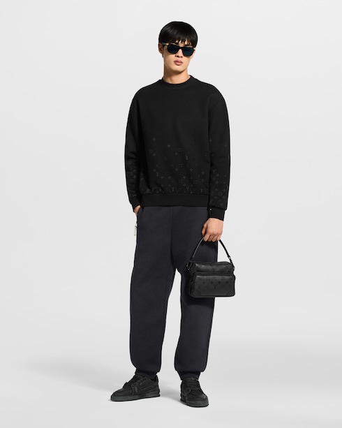 Flock Print Gradient Long-Sleeved Crewneck in Men's Ready-to-Wear All Ready-to-Wear collections by Louis Vuitton