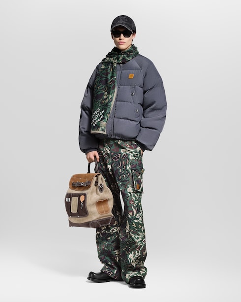 LV Camo Stole S00 in Men's Accessories Iconic Accessories collections by Louis Vuitton