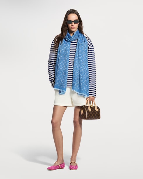 LV Denim Stole S00 in Women's Accessories Shawls collections by Louis Vuitton