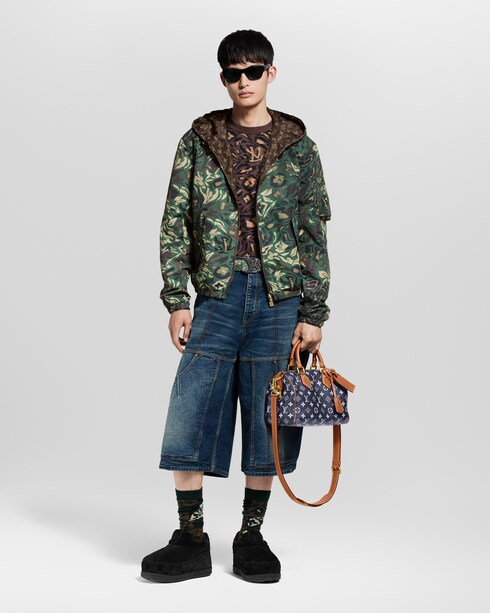 LV Flower Camoflage 40mm Reversible Belt in Men's Accessories Belts collections by Louis Vuitton