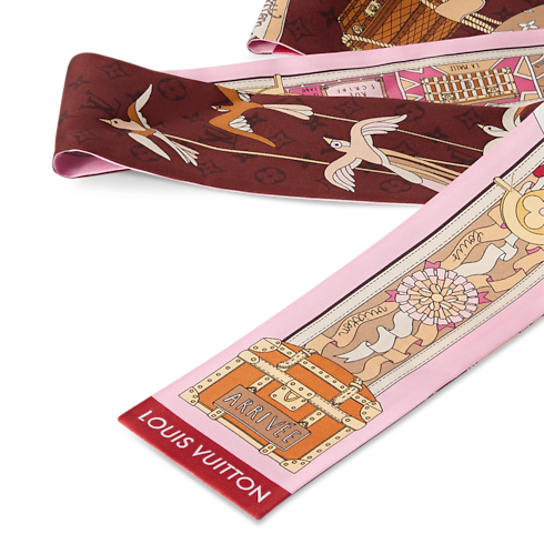 LV Journey Bandeau S00 in Kobiety's Akcesoria Jedwabne kwadraty i bandeaux collections by Louis Vuitton (Powiększenie produktu)