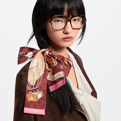 LV Journey Bandeau S00 in Kobiety's Akcesoria Jedwabne kwadraty i bandeaux collections by Louis Vuitton (Powiększenie produktu)