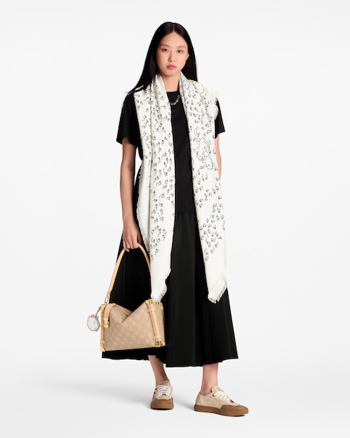 LV Mice Monogram Classique Shawl S00 in Women's Accessories Shawls collections by Louis Vuitton