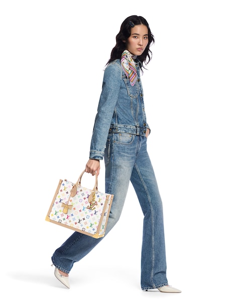 LV x TM Monogram Multicolor Square 55 S00 in Women's Accessories Silk Squares and Bandeaus collections by Louis Vuitton