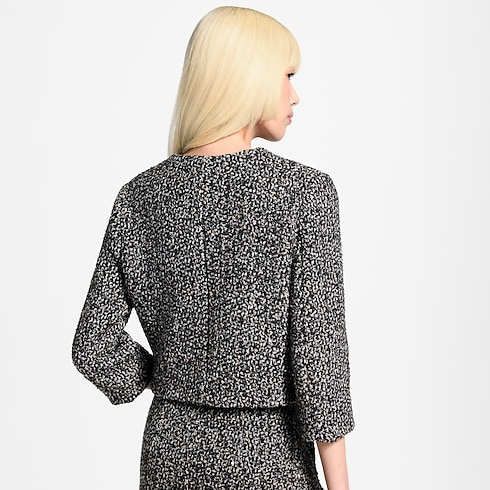 Marynarka Bijoux Button Glitter Tweed in Kobiety's Odzież Płaszcze i kurtki collections by Louis Vuitton (Powiększenie produktu)