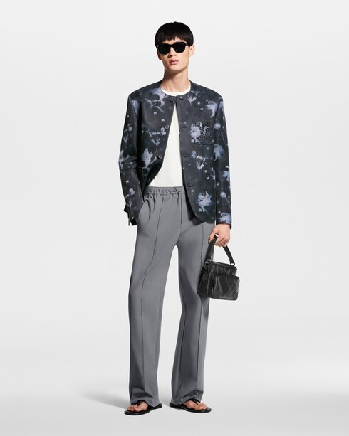 Embellished Collarless Jacket in Men's Ready to Wear Blazers and Jackets collections by Louis Vuitton