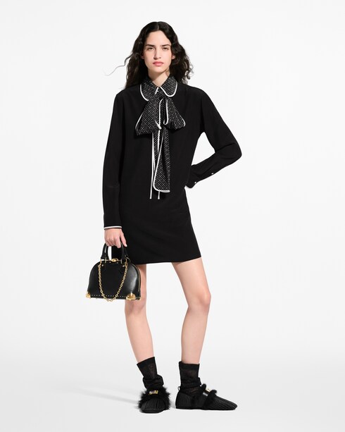 Monogram Collar Long-Sleeved Dress in Women's Ready-to-Wear Dresses collections by Louis Vuitton