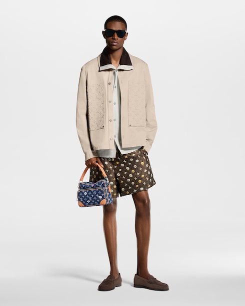 Monogram Printed Silk Shorts in Men's Ready-to-Wear Pants collections by Louis Vuitton