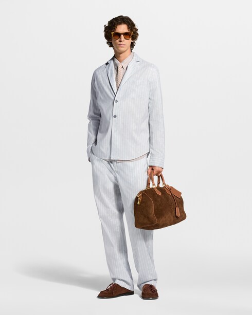 Monogram Striped Casual Drawstring Pants in Men's Ready-to-Wear Pants collections by Louis Vuitton