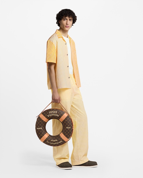 Pantalón Monogram de rayas con cordón Hombre Prêt-à-Porter Todo Prêt-à-Porter | LOUIS VUITTON