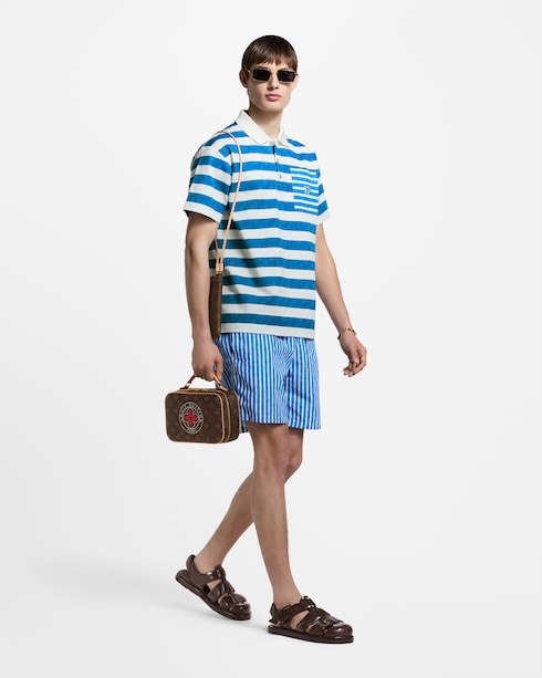 Polo à rayures et Monogram Homme Prêt-à-porter Tout le prêt-à-porter | LOUIS VUITTON