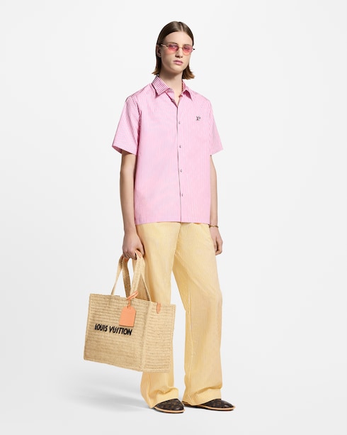 Monogram Striped Short-Sleeved Shirt in Men's Ready-to-Wear All Ready-to-Wear collections by Louis Vuitton