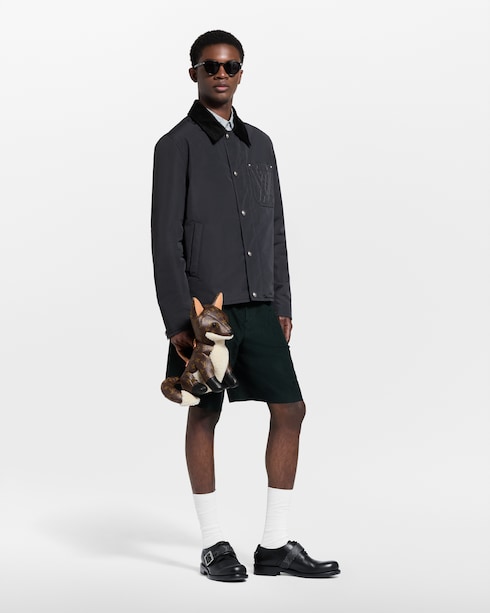 Camisa Monogram de seda a rayas Hombre Prêt-à-Porter Todo Prêt-à-Porter | LOUIS VUITTON