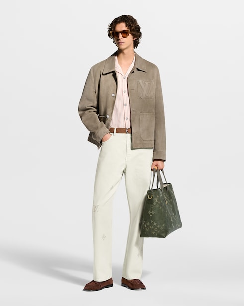 Monogram Striped Silk Short-Sleeved Shirt in Men's Ready-to-Wear Shirts collections by Louis Vuitton