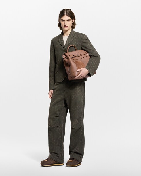Monogram Waxed Denim Pants in Men's Ready-to-Wear All Ready-to-Wear collections by Louis Vuitton