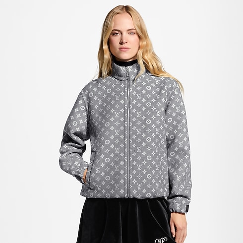 Monogram Zip-Up Jacket in Kobiety's Odzież Płaszcze i kurtki collections by Louis Vuitton (Powiększenie produktu)