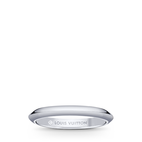 Obrączka LV Diamonds 2,5 mm, platyna in Biżuteria's Kategorie Wedding Bands collections by Louis Vuitton (Powiększenie produktu)