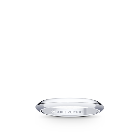 Obrączka LV Diamonds 2,5 mm, platyna in Biżuteria's Kategorie Wedding Bands collections by Louis Vuitton (Powiększenie produktu)