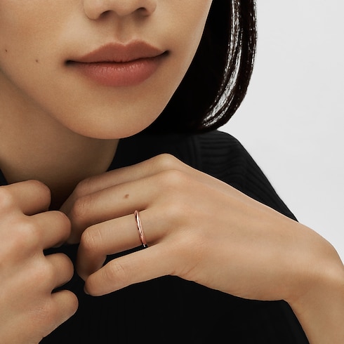 Obrączka LV Diamonds 2,5 mm, różowe złoto in Biżuteria's Kategorie Wedding Bands collections by Louis Vuitton (Powiększenie produktu)