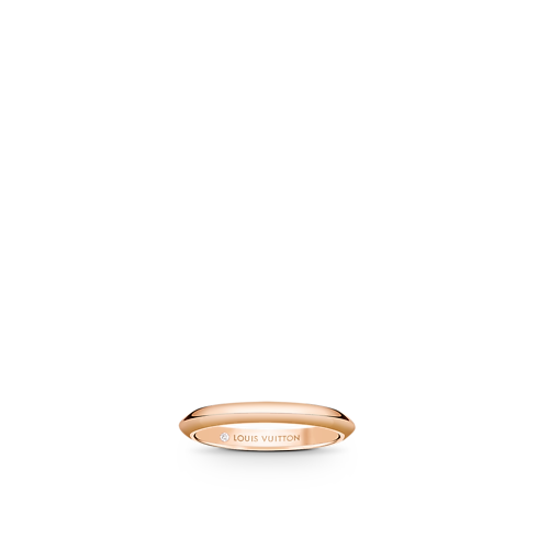 Obrączka LV Diamonds 2,5 mm, różowe złoto in Biżuteria's Kategorie Wedding Bands collections by Louis Vuitton (Powiększenie produktu)